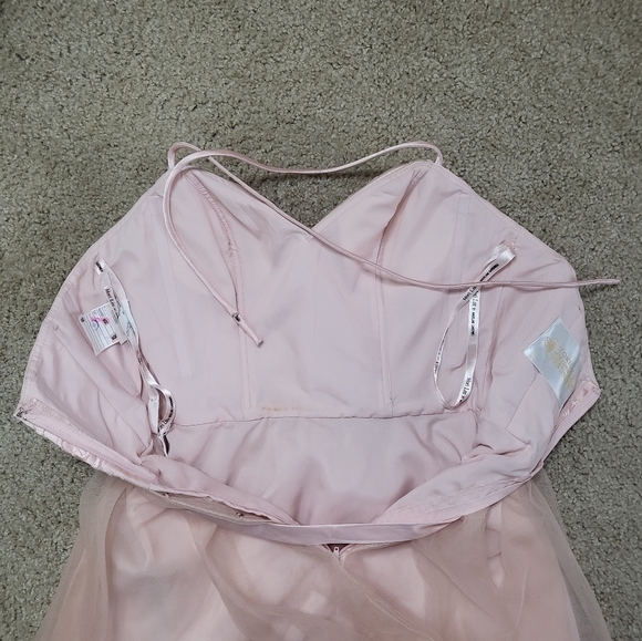 💚HP💚NWT Mori Lee by Madeline Gardner Beaded Corset Ballerina Tulle Skirt Dress - Picture 13 of 16